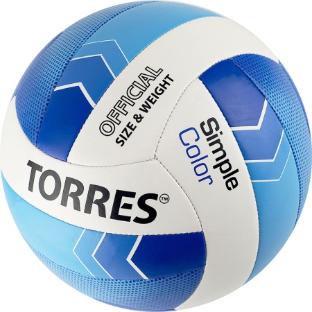 Купить Мяч волейбольный Torres Simple Color любительский р.5 в Каменногорске 